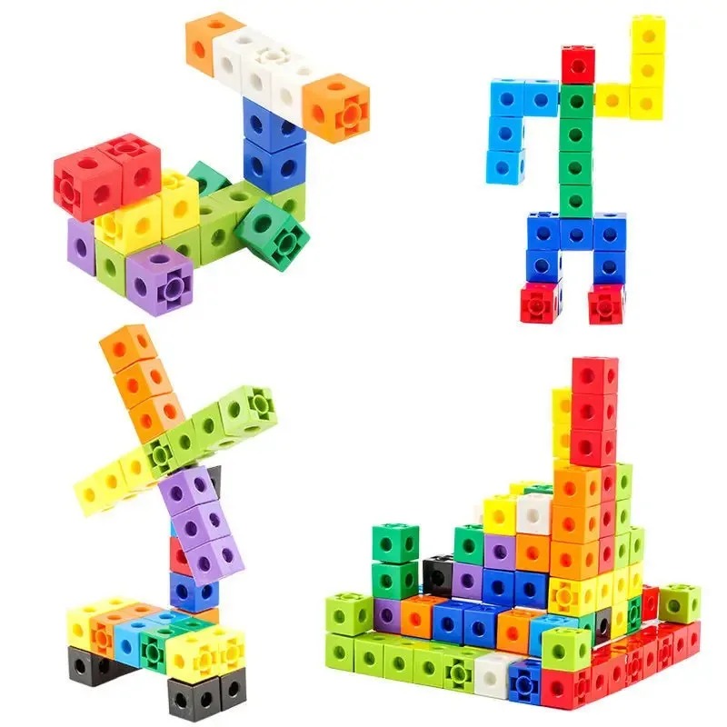 Fire Starter Cube - 100 adet Set bağlantı küpleri matematik