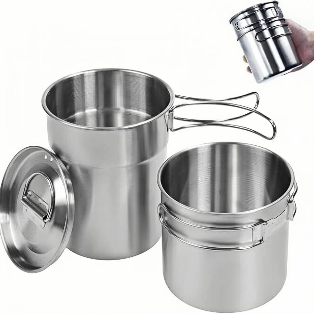 Camping Cooking Roll - Katlanabilir Kamp Bardakları Kupalar Kamp Tenceresi