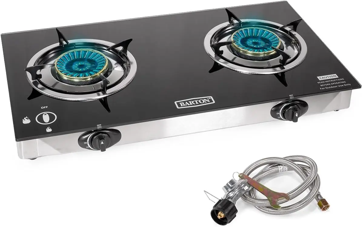 Camping Cooking Top - 2 Brülörlü Propan Gazlı Ocak, 25.516