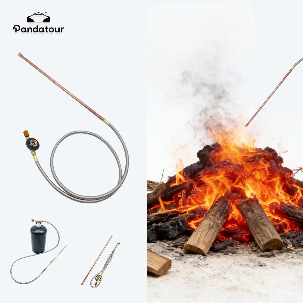 Camping Cooking Fire Stove - Pandatour El Tipi Kömür Ateşleyici Sprey