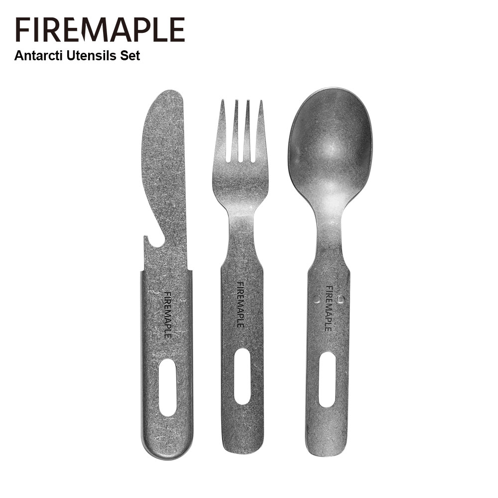 Quechua Camping Cooking Set - Yangın akçaağaç Antarcti 3in1 eşyaları Set