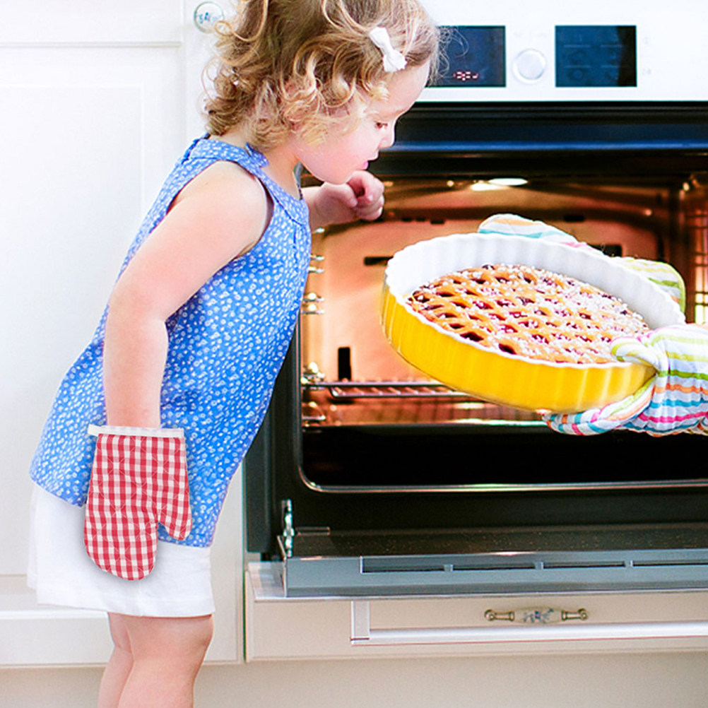 Camping Cooking Kids - 4 Adet Çocuk Fırın Eldiveni, Isıya