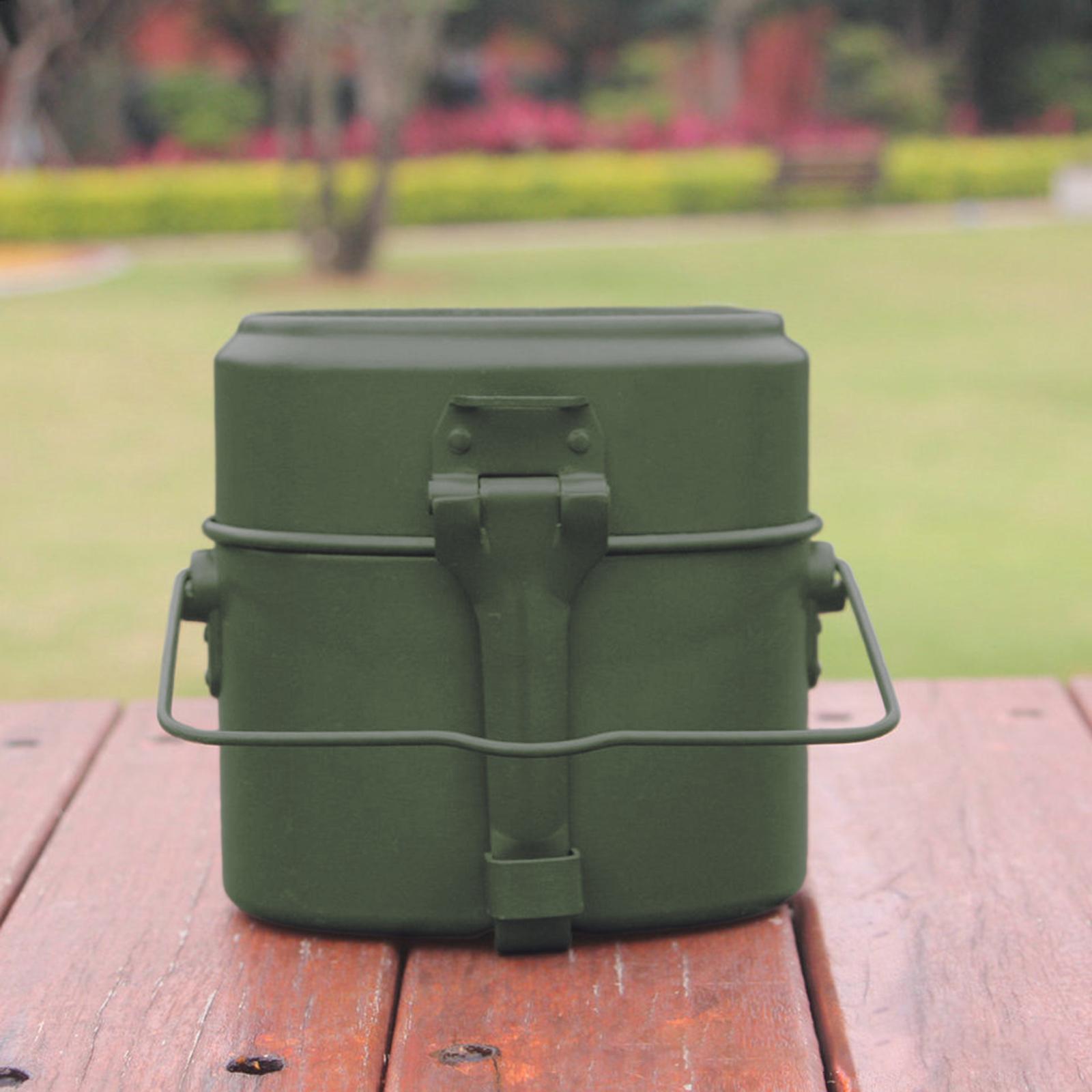 Camping Cooking Mess Kit - Açık Hava Pişirme Tencere Seti Alüminyum