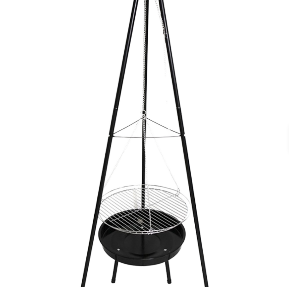 Camping Cooking Fire Stove - Ağır Hizmet Tipi Tripod Askılı Barbekü