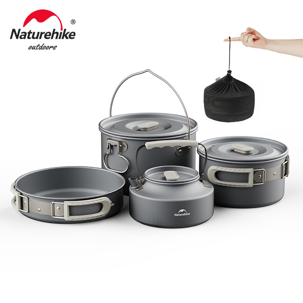 Quechua Camping Cooking Set - Naturehike Kamp Tencere Seti Açık kızartma