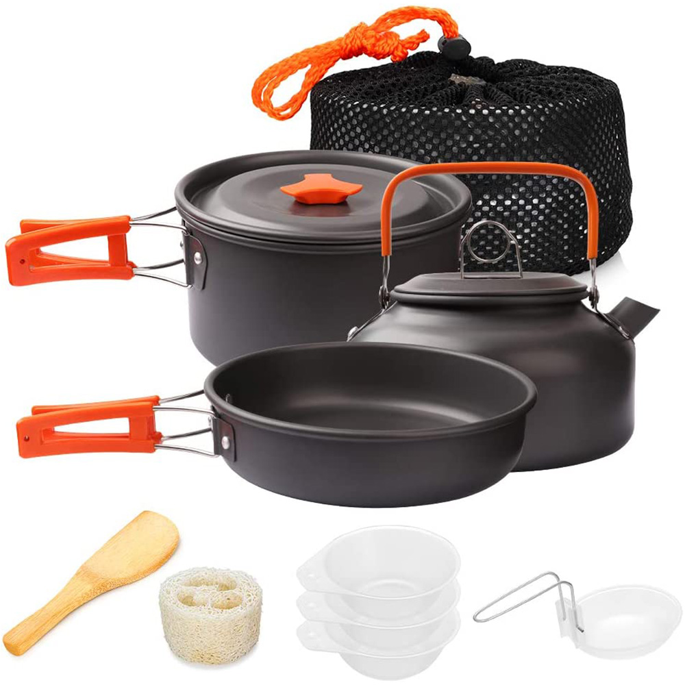 Camping Cooking Roll - 1 adet/1 takım Kamp Tencere Seti