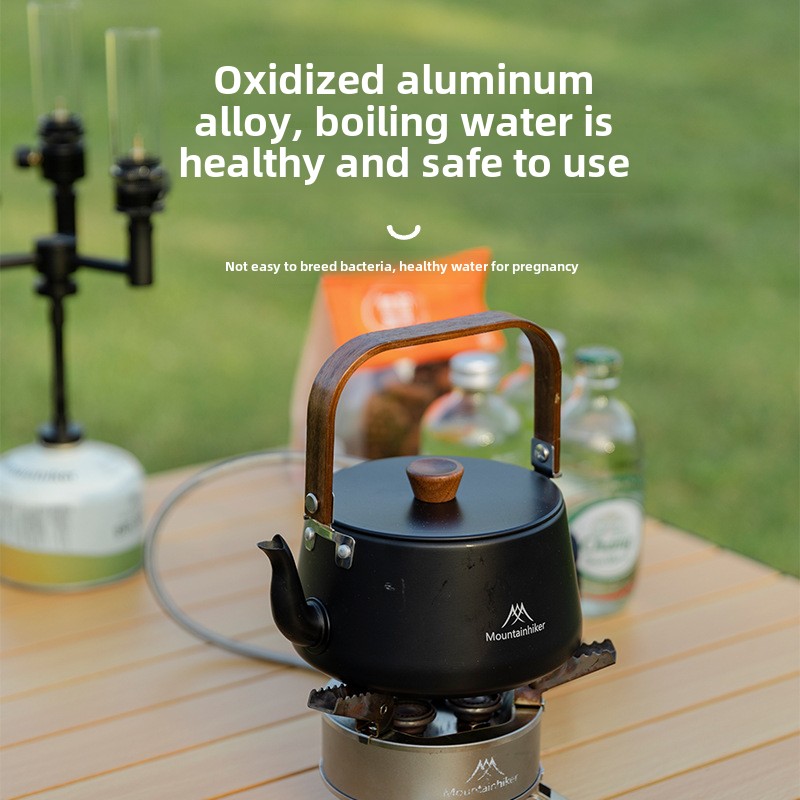 Camping Cooking Lightweight - MOUNTAINHIKER Yeni 1.1L Hafif Taşınabilir Alüminyum