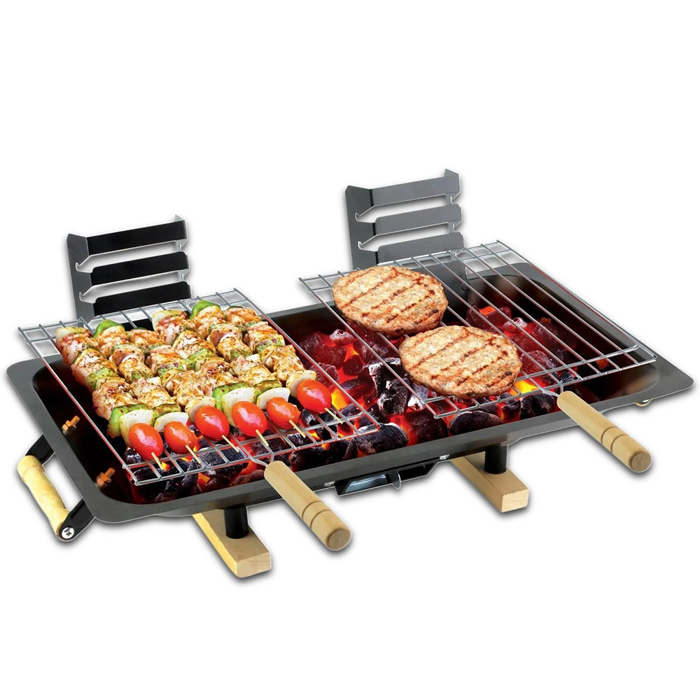 Camp Grill Portable Folding - Taşınabilir Modern Demir Kebap Izgarası Katlanabilir
