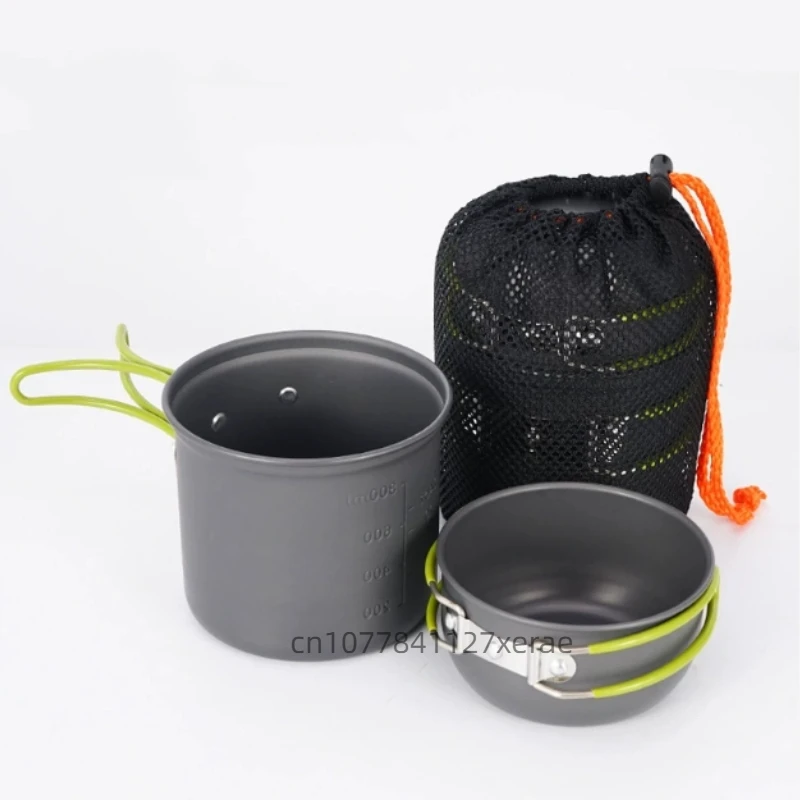 Camping Cooking Mess Kit - Açık Hava Ev Tipi Taşınabilir Alüminyum