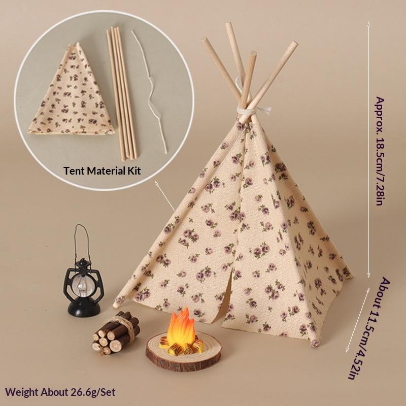 Camping Cooking Roll - **1 takım 1/12 oyuncak bebek evi
