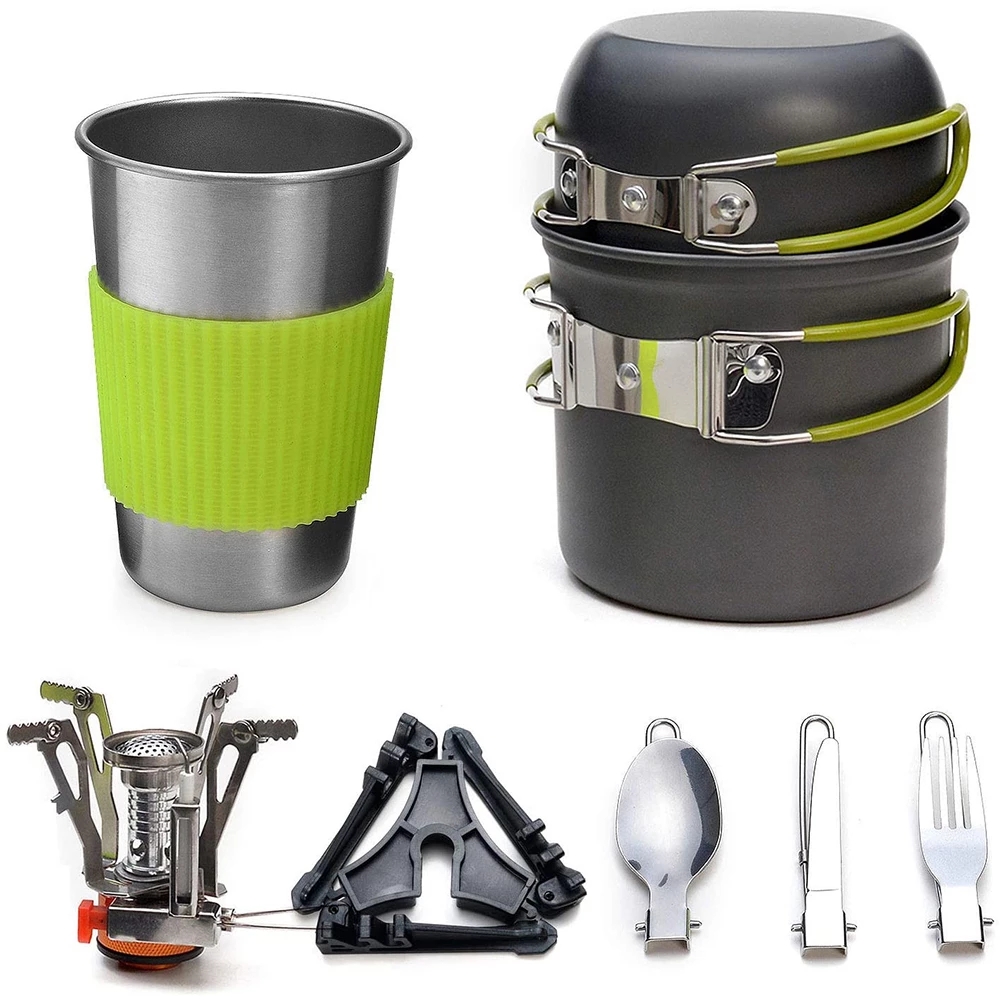 Camping Cooking Roll - Kamp Tencere Seti Soba ile Açık