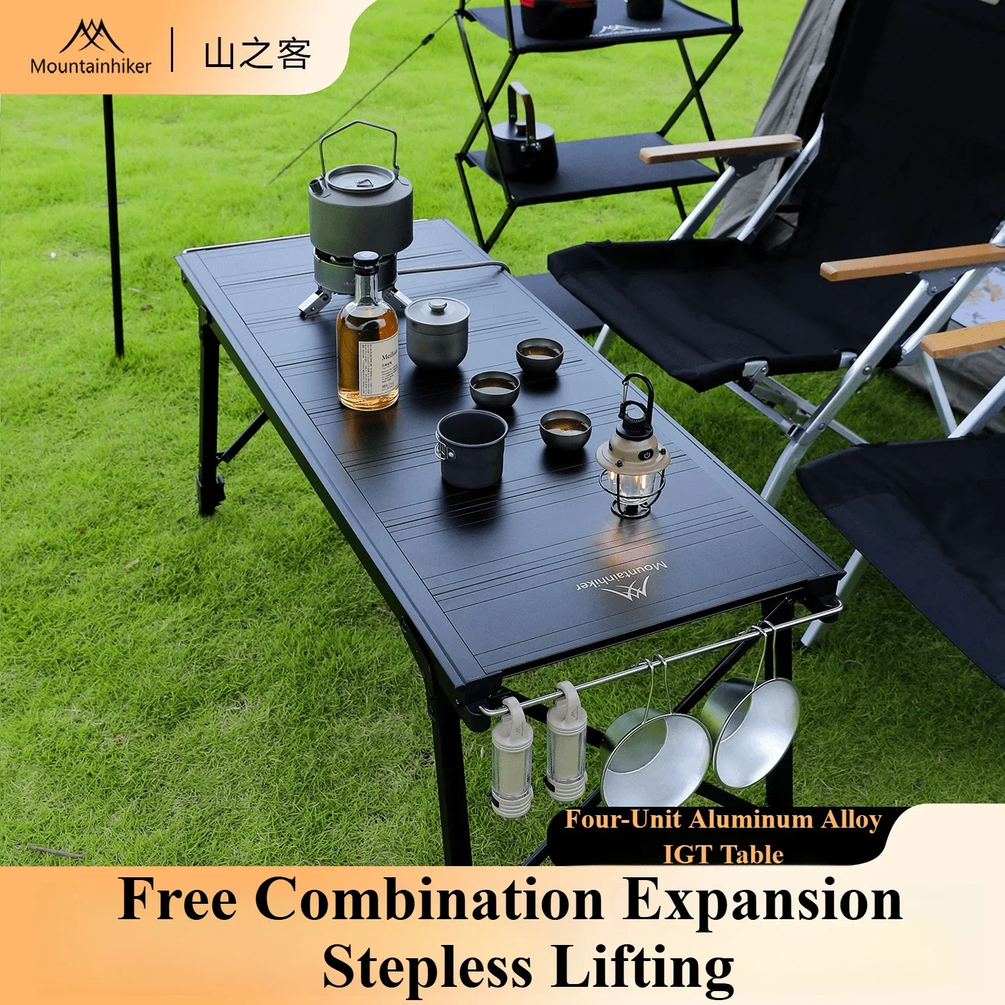 Camp Grill Portable Folding - Mountainhiker Taşınabilir Kamp Barbekü Izgara Masası