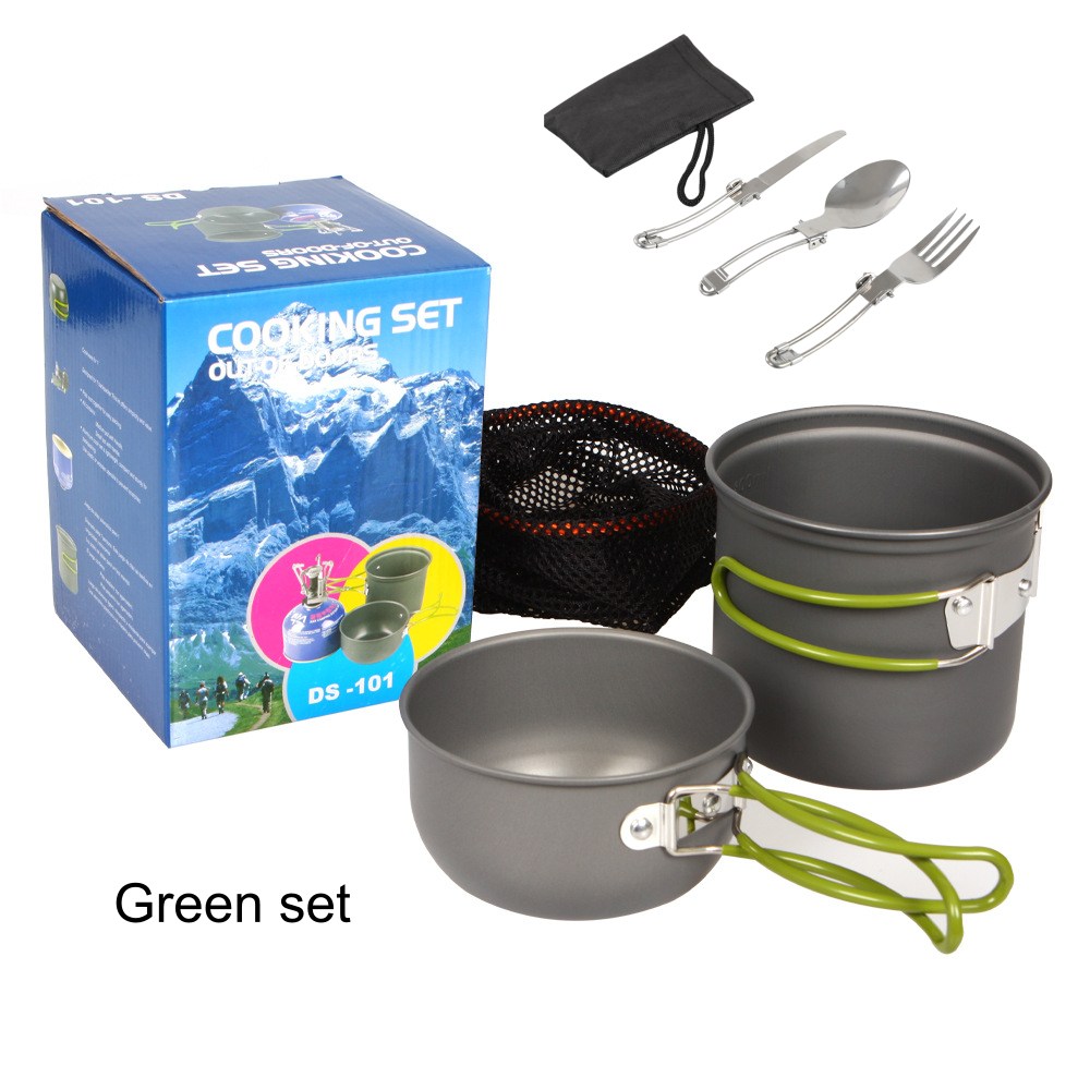 Camping Cooking Mess Kit - Kamp Yemek Pişirme Seti Sırt Çantası