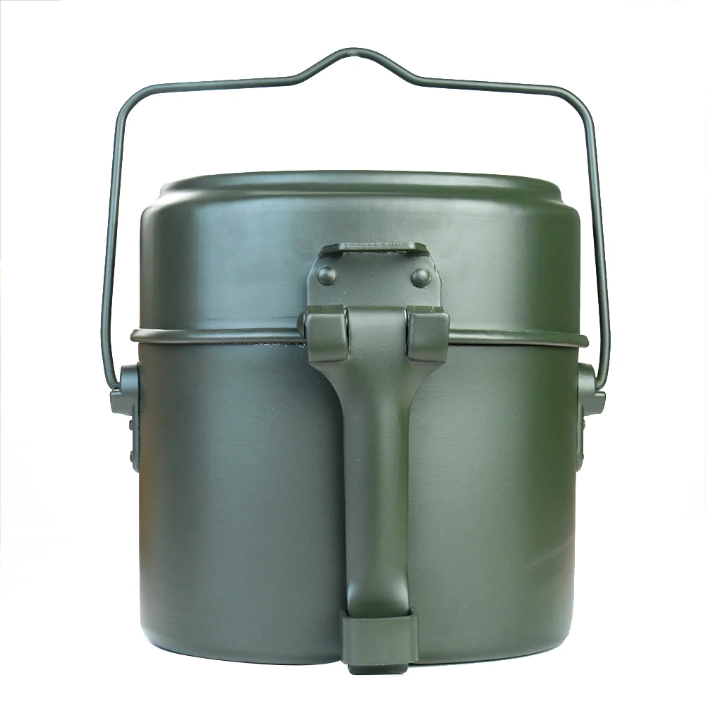 Camping Cooking Lightweight - Taşınabilir Alaşımlı Tencere ve Kase Öğle