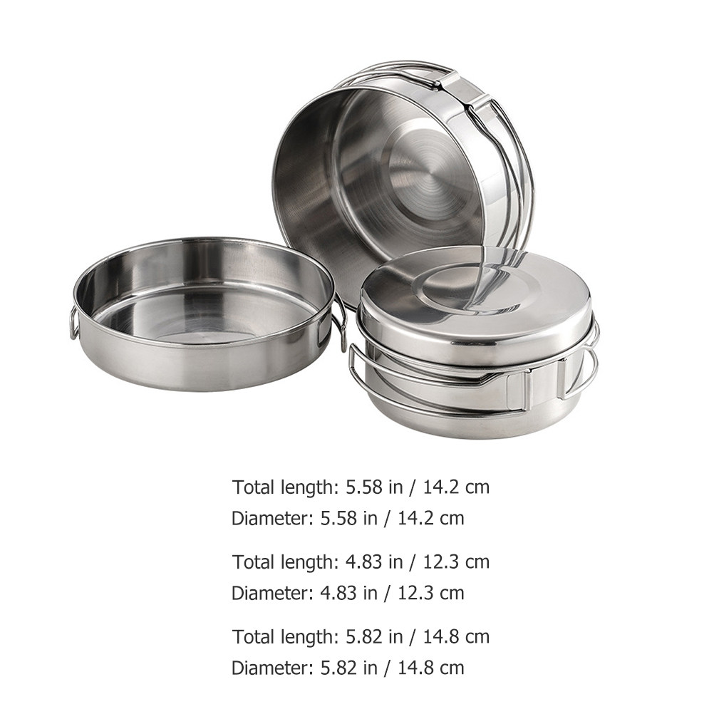1 Set Paslanmaz Çelik Kamp Yem - Camping Cooking Lightweight incelemesi ve fiyatı