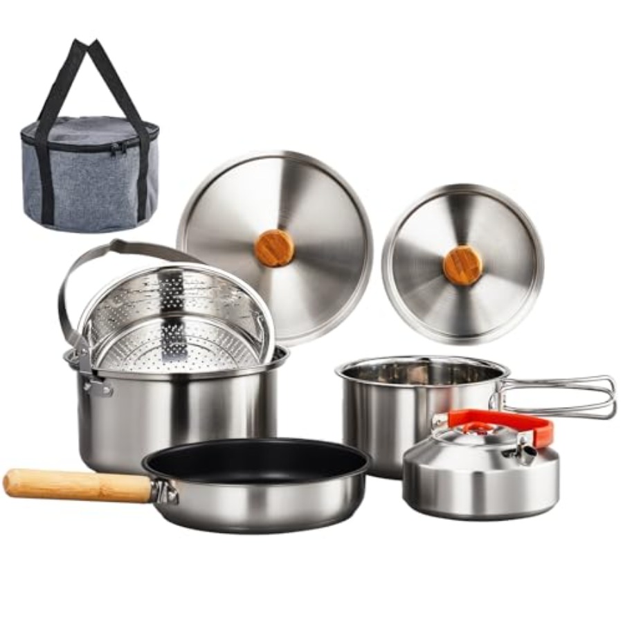 Kamp Yemek Pişirme Seti, 4-6 K - Camping Cooking Mess Kit incelemesi ve fiyatı