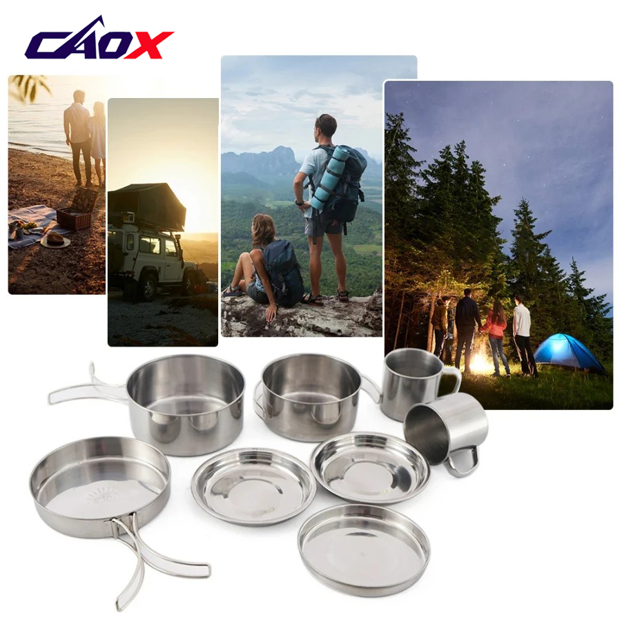 CAOX 8 Parça/Set Kamp Yemek Se - Camping Cooking Mess Kit incelemesi ve fiyatı