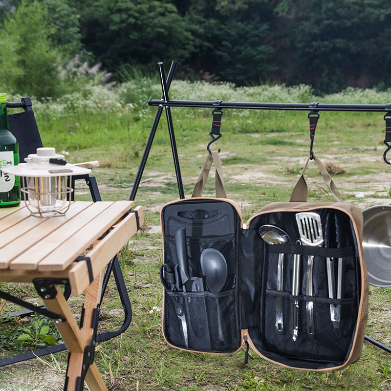 8 adet Kamp Mutfak Tencere Set - Camping Cooking Roll incelemesi ve fiyatı