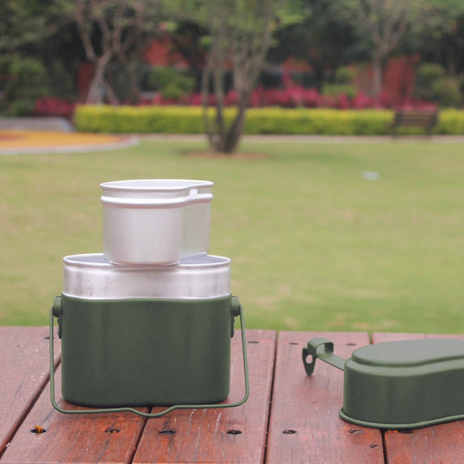 3 adet/takım öğle yemeği kutus - Camping Cooking Mess Kit incelemesi ve fiyatı