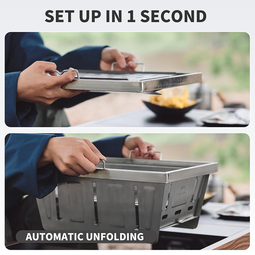 Naturehike Kamp Mangalı, IGT M - Camp Grill Portable Folding incelemesi ve fiyatı