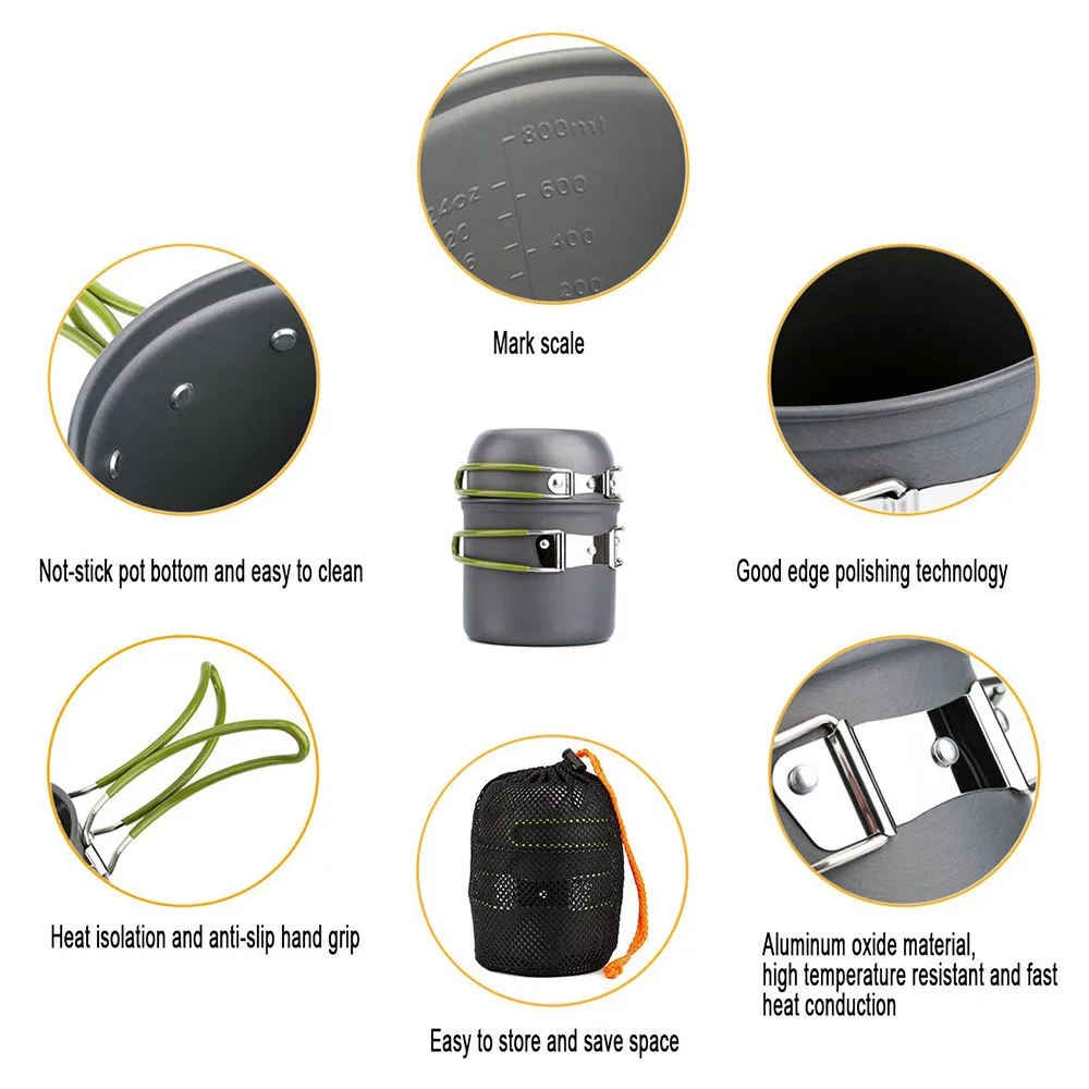 Kamp Tencere yemek takımı Ultr - Camping Cooking Mess Kit incelemesi ve fiyatı