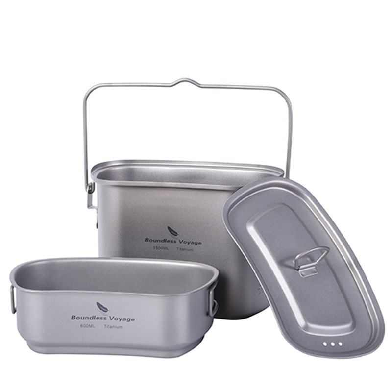 1.5L açık askeri kantin kamp y - Camping Cooking Mess Kit incelemesi ve fiyatı