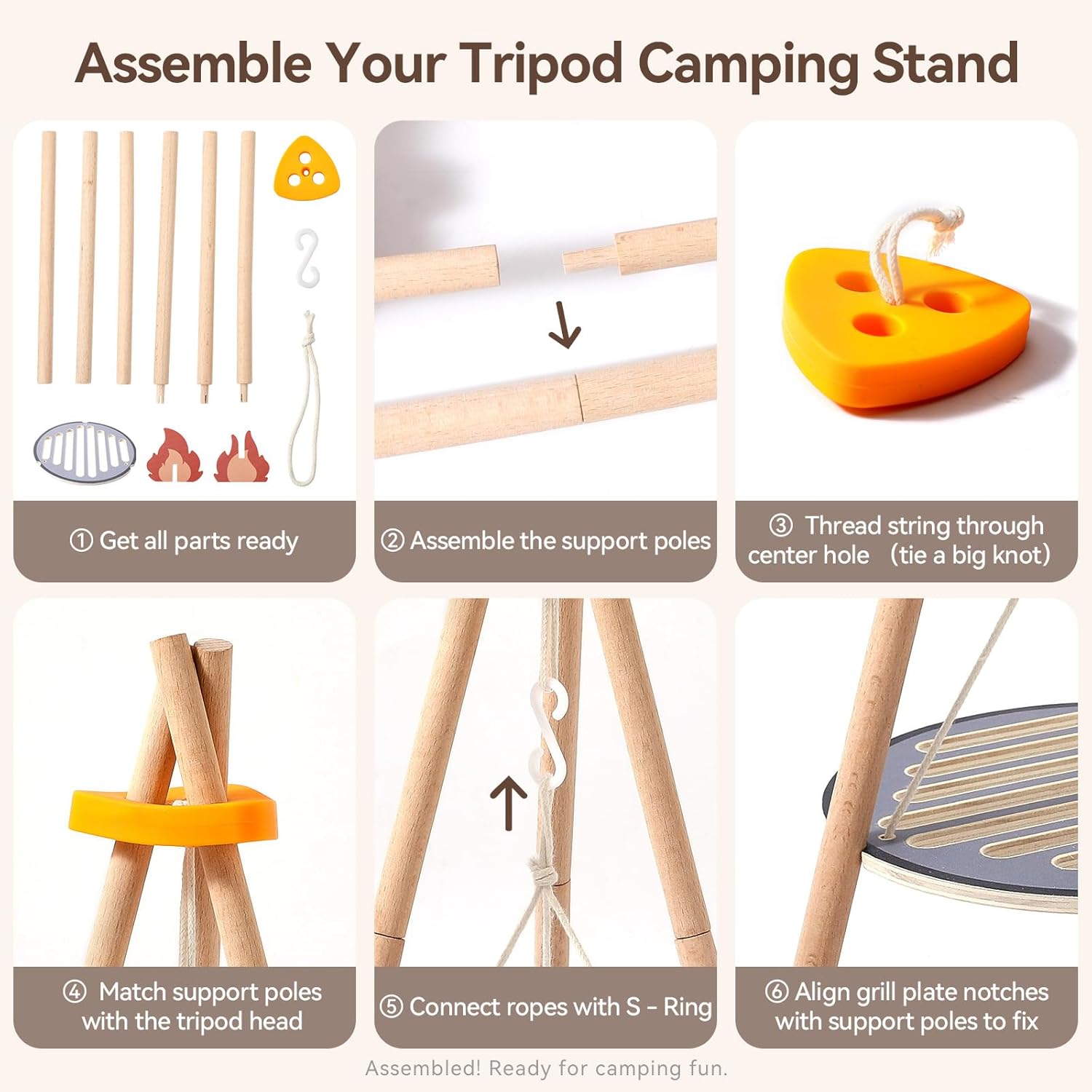 Ahşap Çocuk Kamp Oyuncak Seti, - Camping Cooking Kids incelemesi ve fiyatı