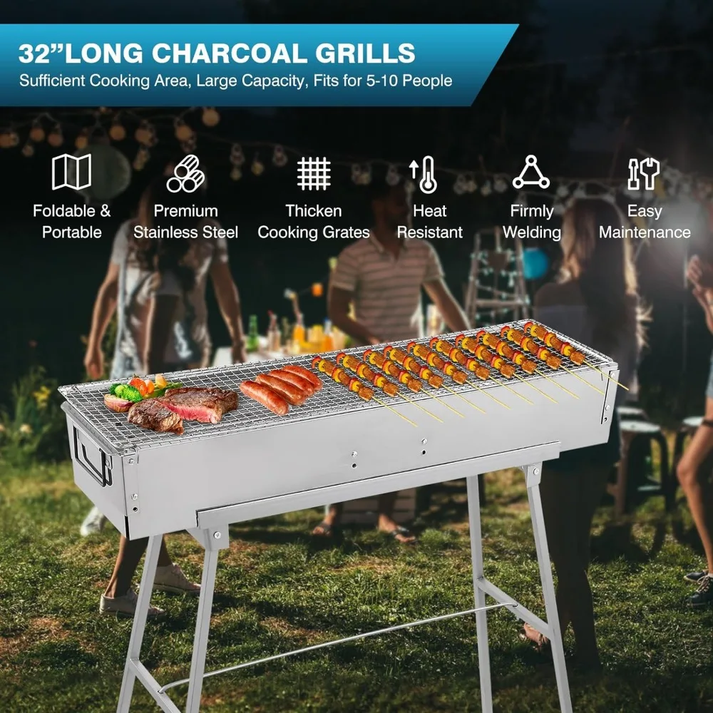 Taşınabilir Mangal, 81 cm X 20 - Camp Grill Portable Folding incelemesi ve fiyatı