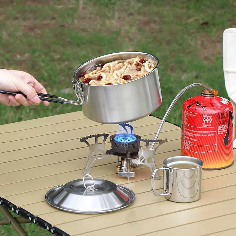 Sıcak Fırsat 304 Paslanmaz Çel - Camping Cooking Mess Kit incelemesi ve fiyatı