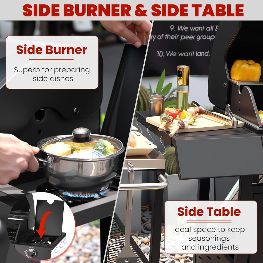 3 Brülörlü Propan Gazlı Izgara - Camping Cooking Top incelemesi ve fiyatı