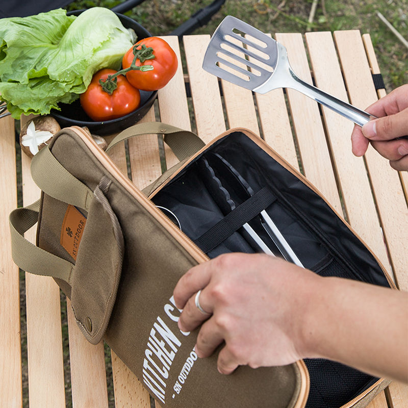 8 adet Kamp Mutfak Tencere Set - Camping Cooking Roll incelemesi ve fiyatı