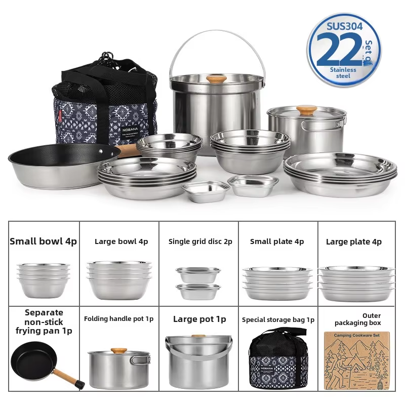 NOBANA Yeni Açık Paslanmaz Çel - Camping Cooking Roll incelemesi ve fiyatı