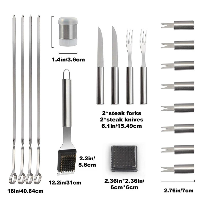 Barbekü aletleri takımı barbek - Quechua Camping Cooking Set incelemesi ve fiyatı