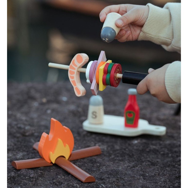 Ahşap Kamp Oyun Seti Çocuklar  - Camping Cooking Kids incelemesi ve fiyatı