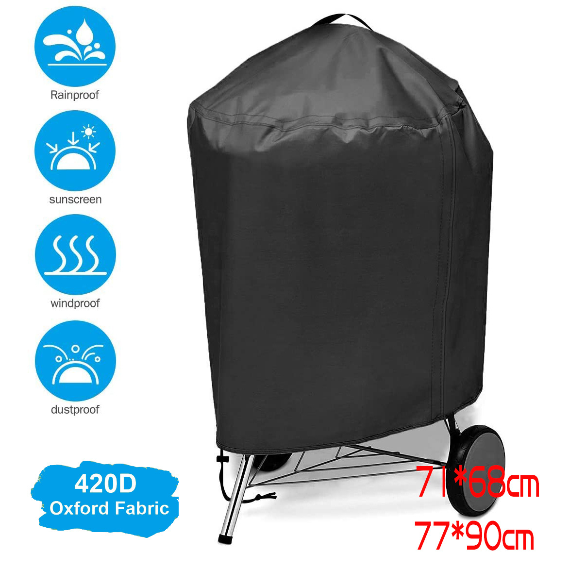 210D Açık ızgara kapağı Su Geç - Camping Cooking Fire Stove incelemesi ve fiyatı