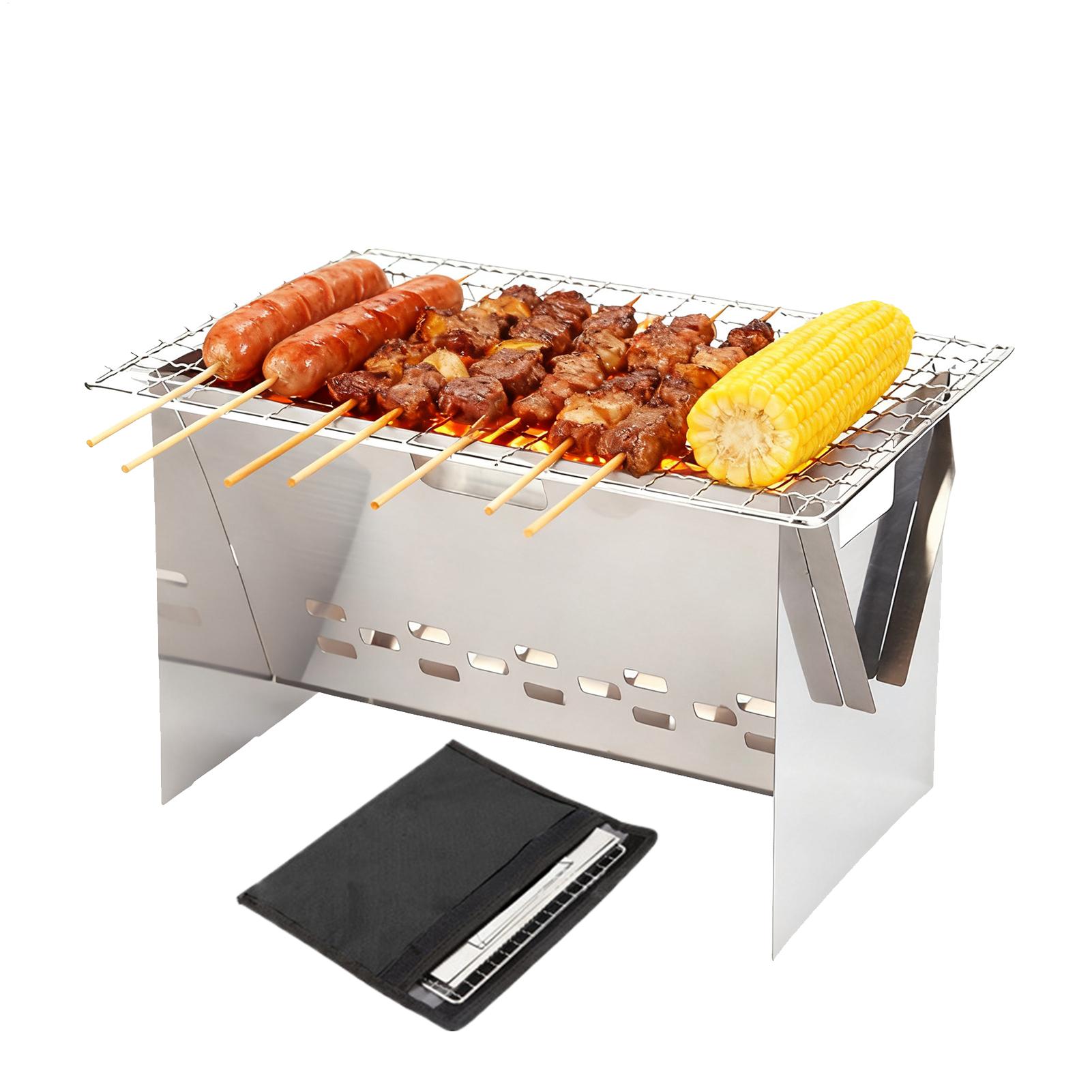 Paslanmaz Çelik Kömürlü Izgara - Camping Cooking Fire Stove incelemesi ve fiyatı