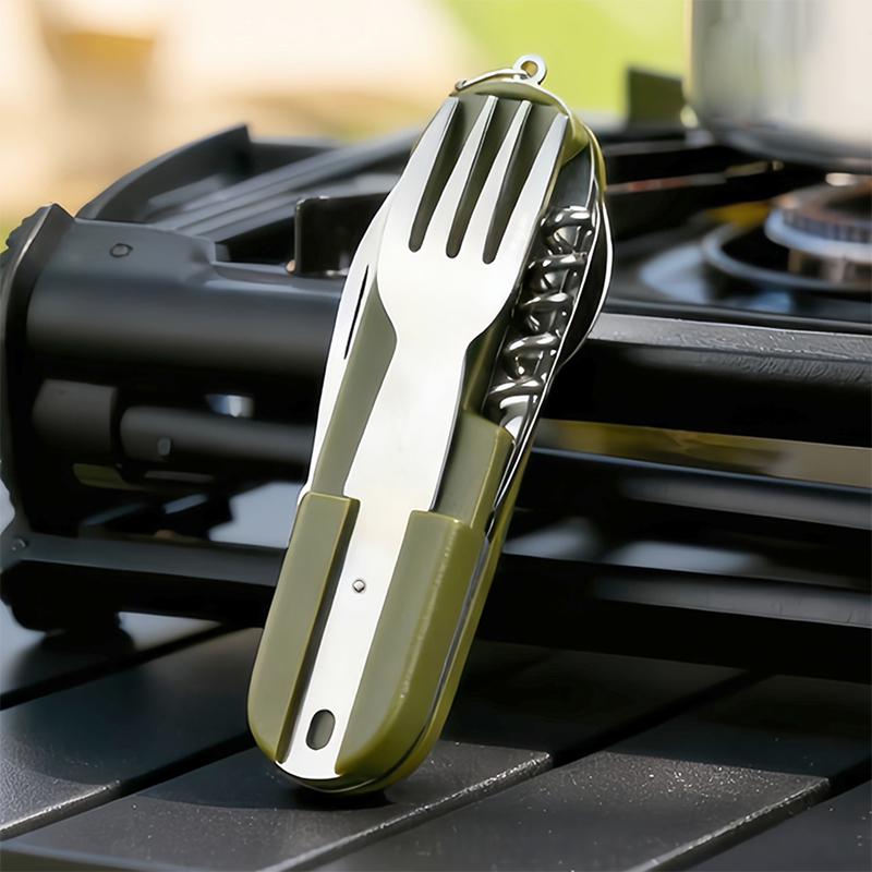 Yeni Paslanmaz Çelik 7In1 Kamp - Camping Cooking And Cutlery Set incelemesi ve fiyatı