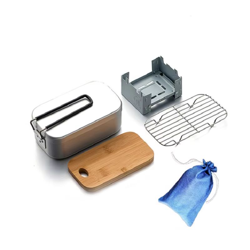 Dış Mekan Alüminyum Yemek Takı - Camping Cooking Mess Kit incelemesi ve fiyatı