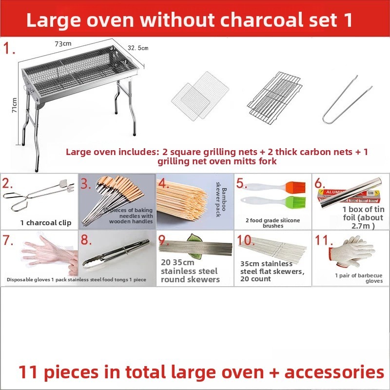 Büyük Katlanır Mangal Izgarası - Camp Grill Portable Folding incelemesi ve fiyatı