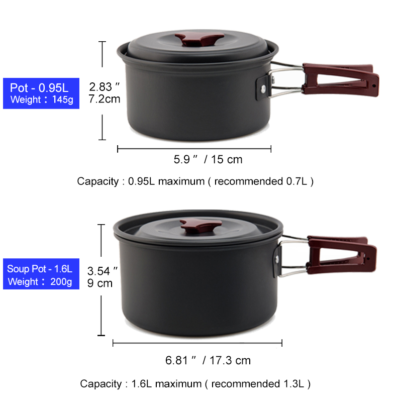 Widesea kamp TENCERE SETİ açık - Quechua Camping Cooking Set incelemesi ve fiyatı