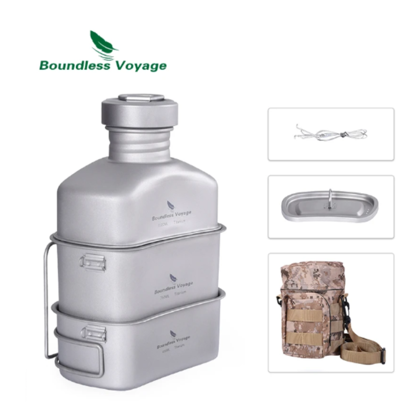 Sınırsız Voyage Titanyum Kanti - Camping Cooking Mess Kit incelemesi ve fiyatı
