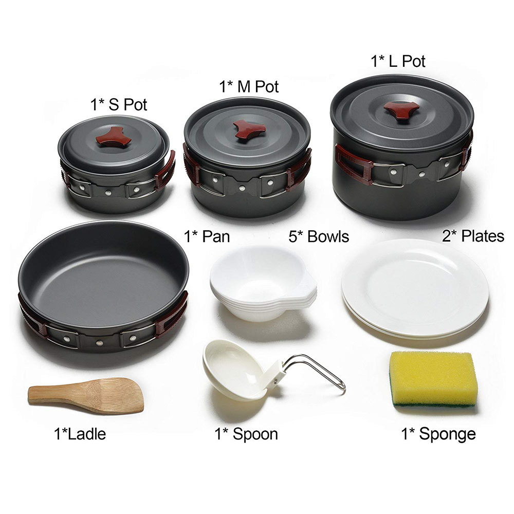 Açık Kamp Tencere Seti Yapışma - Camping Cooking Roll incelemesi ve fiyatı