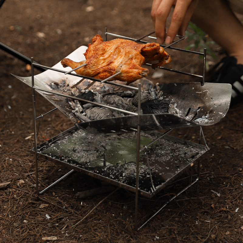 Odun yanan kamp sobası taşınab - Camping Cooking Fire Stove incelemesi ve fiyatı