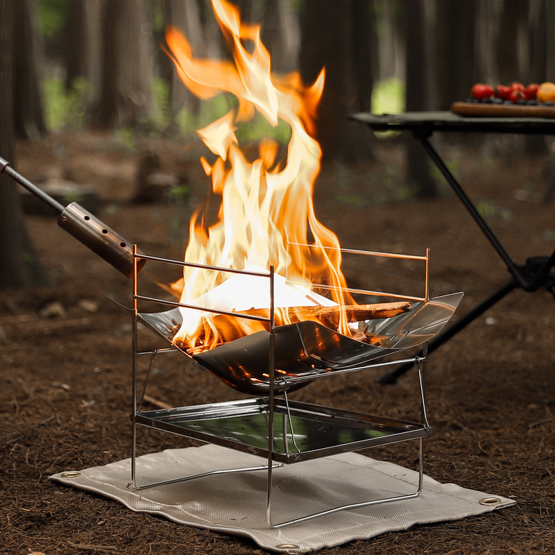 Odun yanan kamp sobası taşınab - Camping Cooking Fire Stove incelemesi ve fiyatı