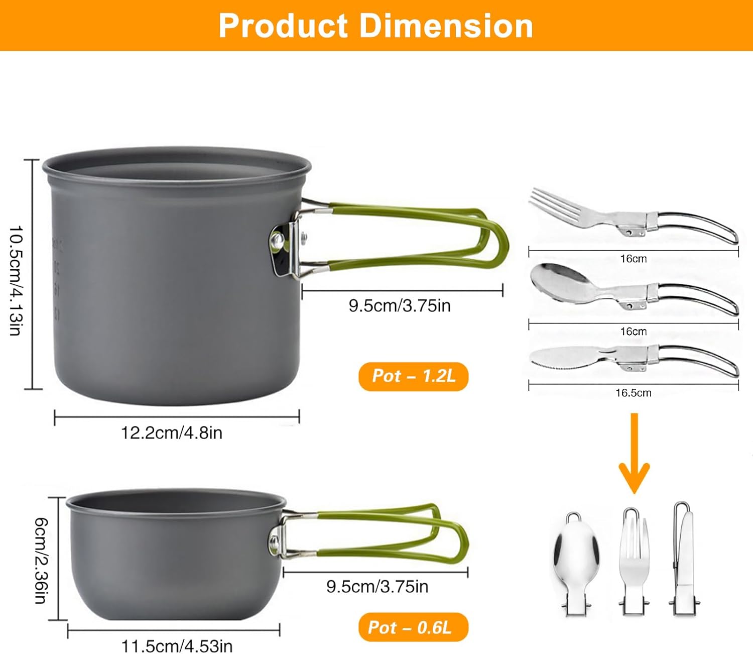 Kamp Yemek Pişirme Seti Sırt Ç - Camping Cooking Mess Kit incelemesi ve fiyatı