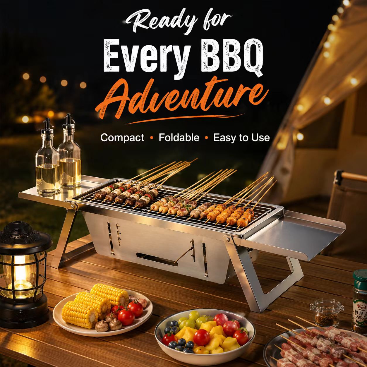 Katlanabilir Paslanmaz Çelik K - Camp Grill Portable Folding incelemesi ve fiyatı